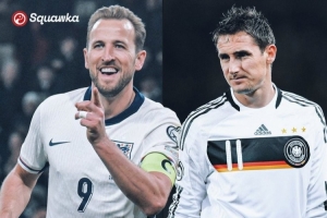 71球！凯恩国家队生涯进球数超越希勒+欧文总和，追平克洛泽